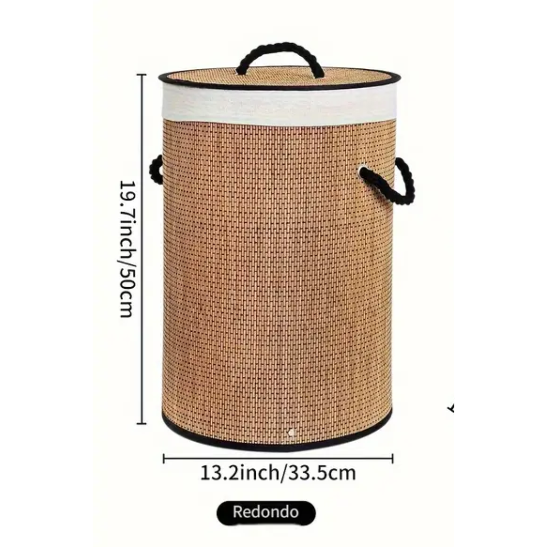 Cesta Tacho de ropa Bambú Multiusos