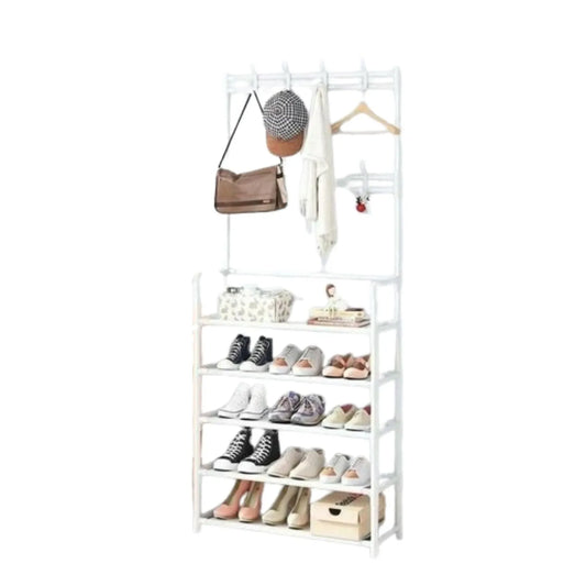 Estante Organizador Zapatera Multiusos 5 Niveles Blanco
