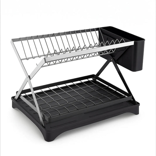 Escurridor Organizador de Platos 2 Niveles X
