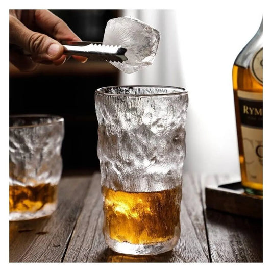 Set x 6 Vasos de Vidrio Estilo Nórdico Glacial Trago Licores y Bebidas