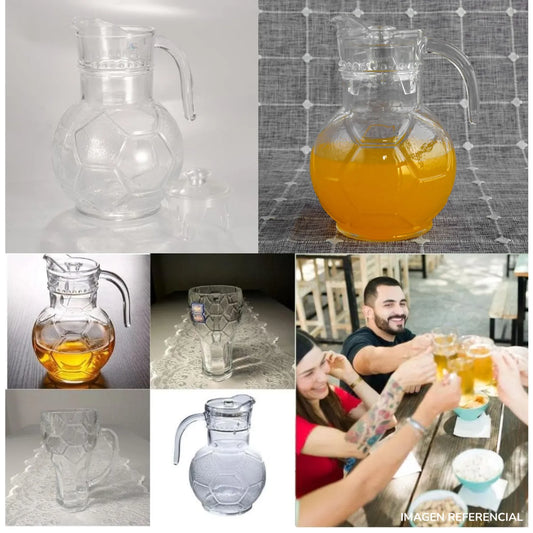 Set Jarra y Vasos Futbol Dia del Padre Pelota