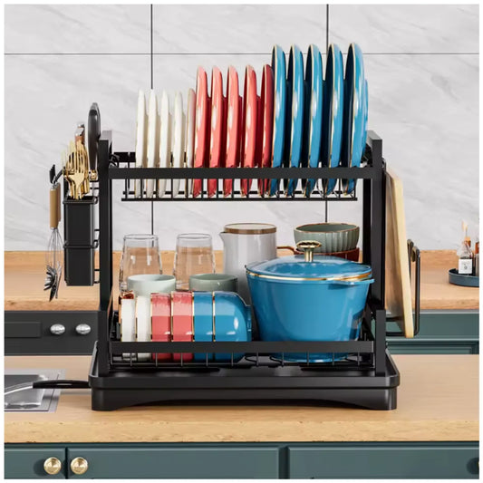 Escurridor Organizador Rack de 2 Niveles