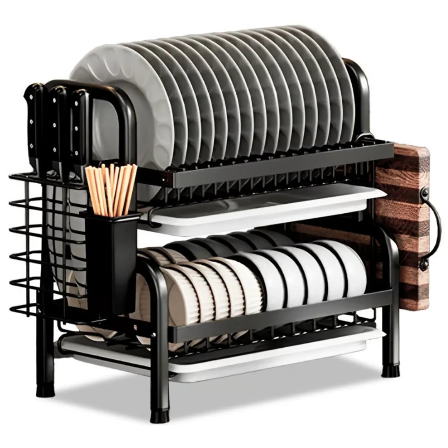 Escurridor Organizador Rack de 2 Niveles