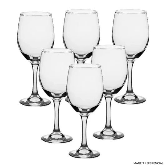 Copas de elegante para tomar vino 320ML set x6