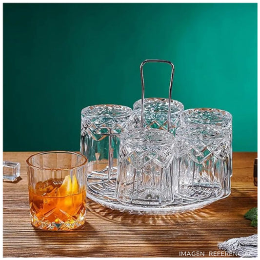 Soporte Escurridor de Vasos Metálico