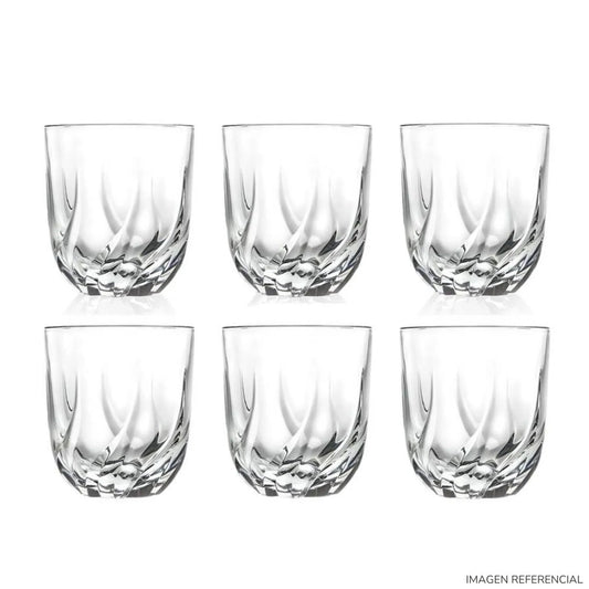 Set x 6 Vasos para Whisky y Licores