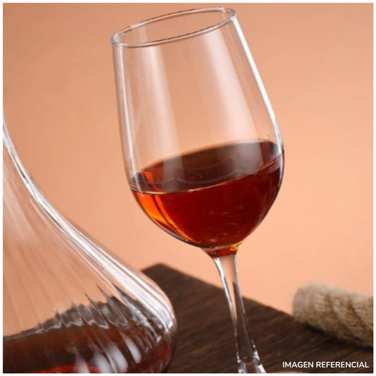 Set Decantador de Vino con Copas de Vidrio