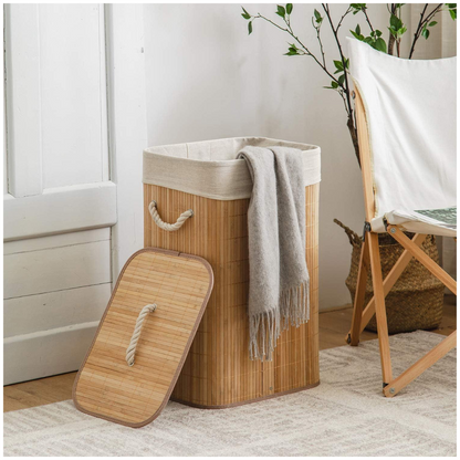 Cesta Tacho de ropa Bambú Multiusos Clásico