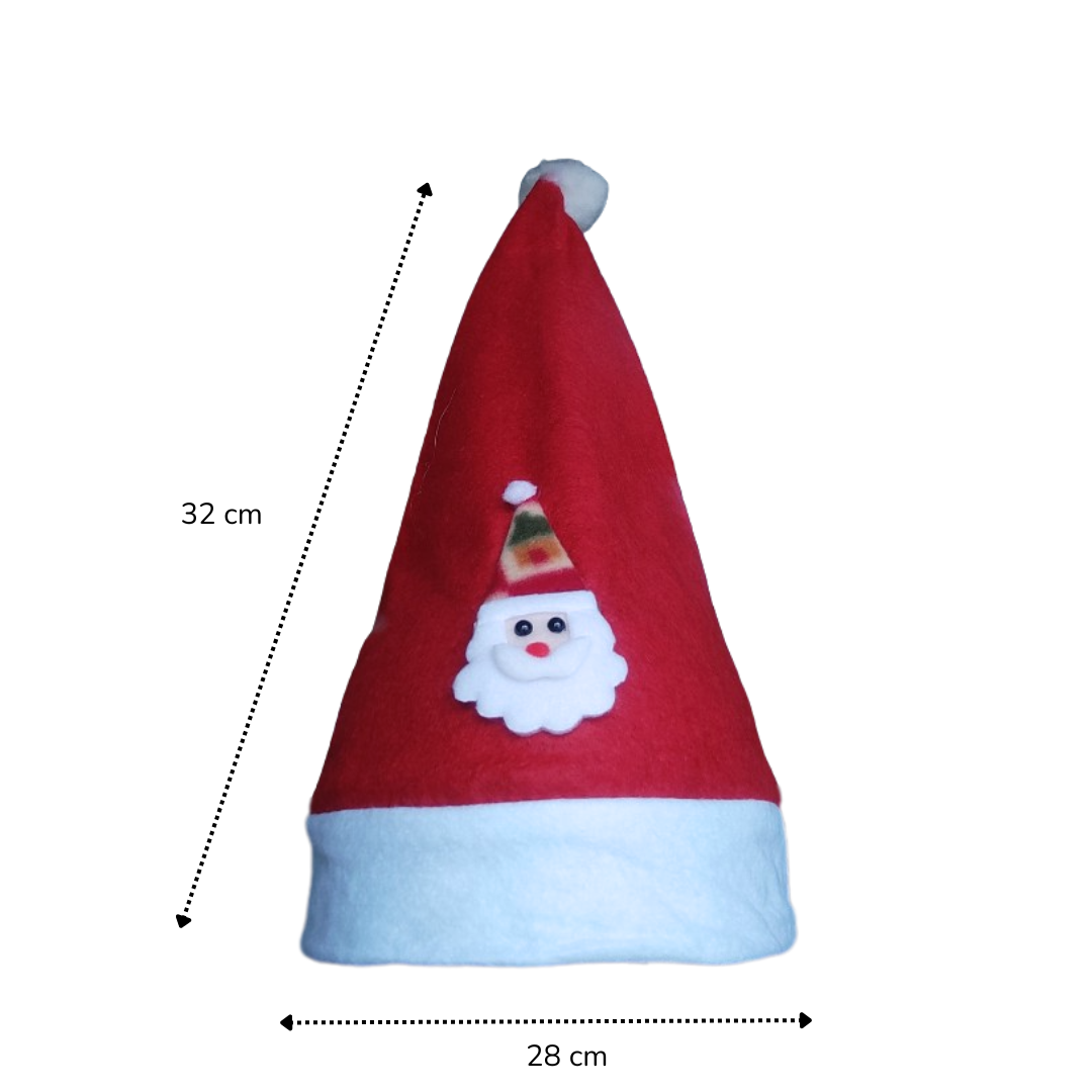 Gorro navideño diseños aleatorios pack x 6