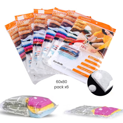 Bolsa al vacío 60x80 Pack x6