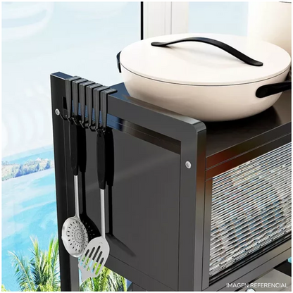 Escurridor Organizador de Platos 2 niveles 85 cm