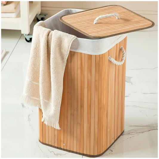 Cesta Tacho de ropa Bambú Multiusos Clásico