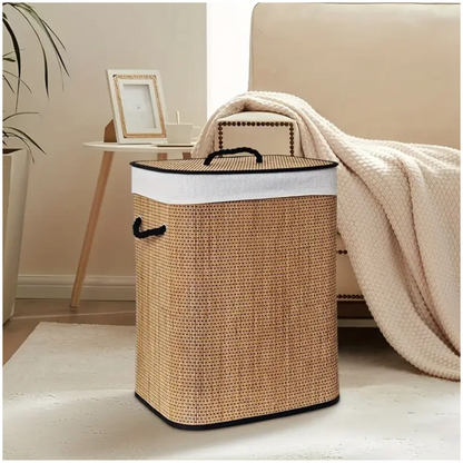 Cesta Tacho de ropa Bambú Multiusos