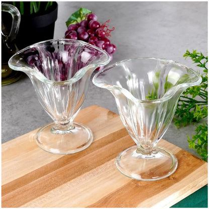 Copa Cono para Helado Postre Set x6