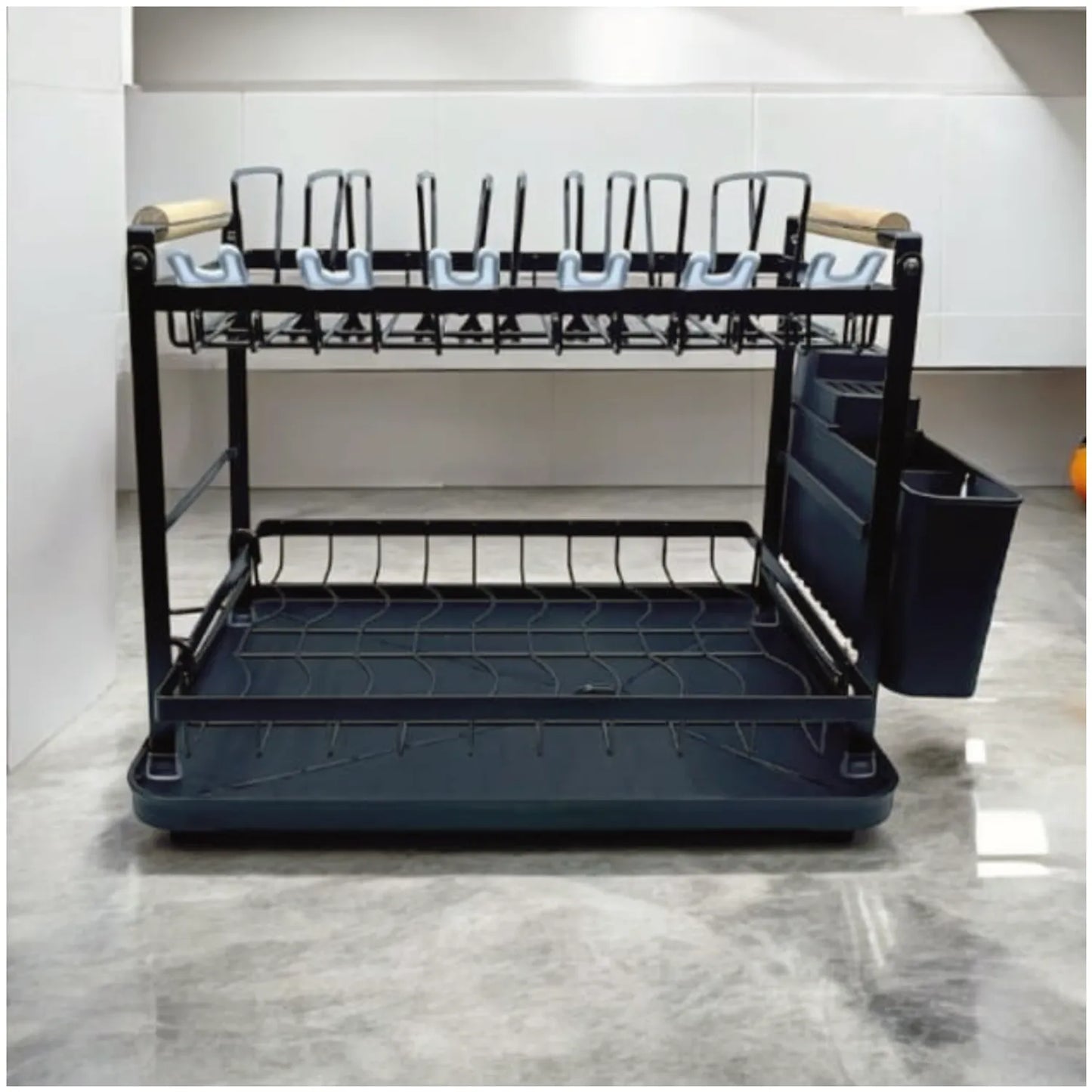 Escurridor Organizador Rack de 2 Niveles