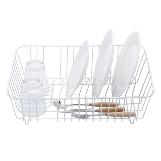 Organizador escurridor de utensilios y platos Blanco