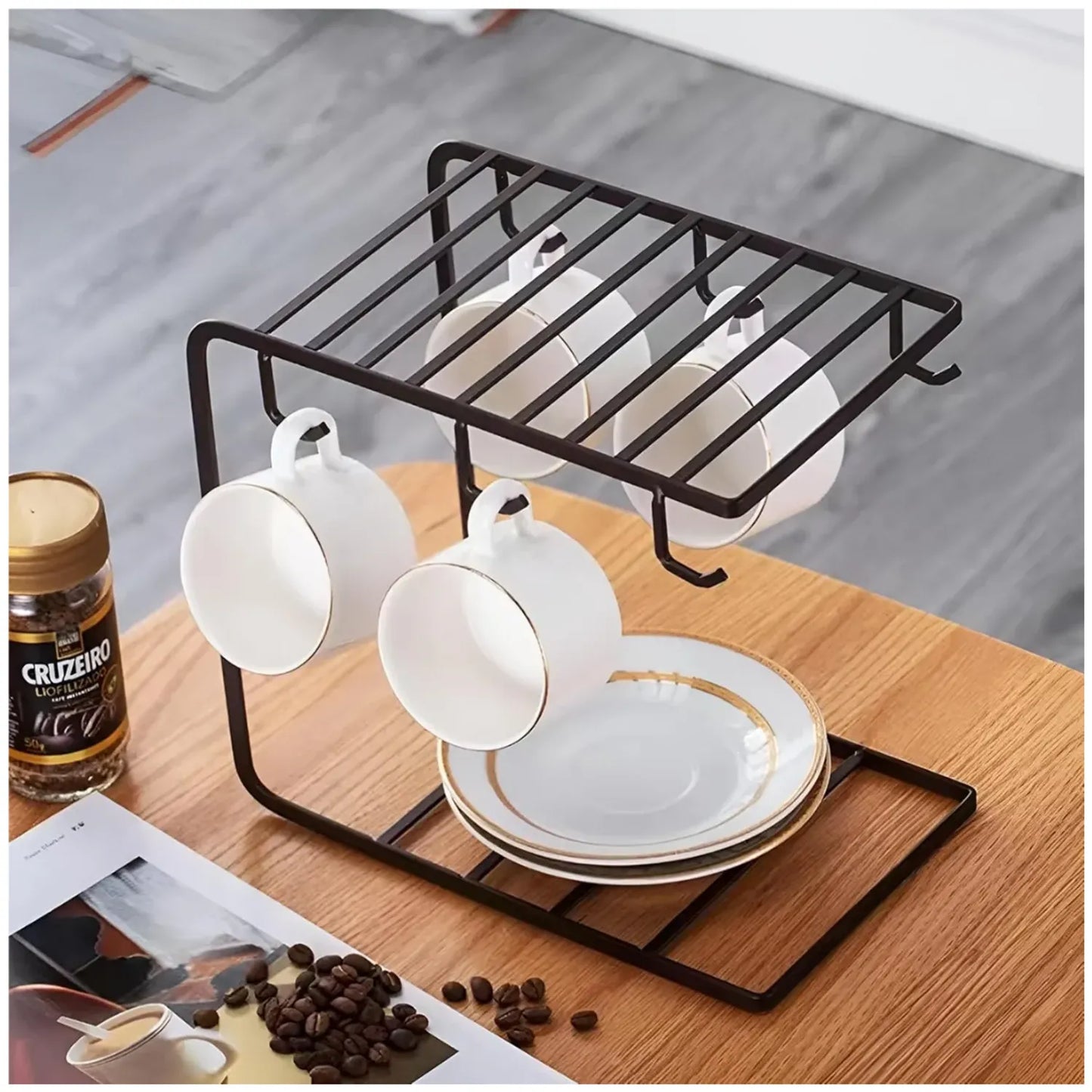Organizador soporte Portavasos de Cocina