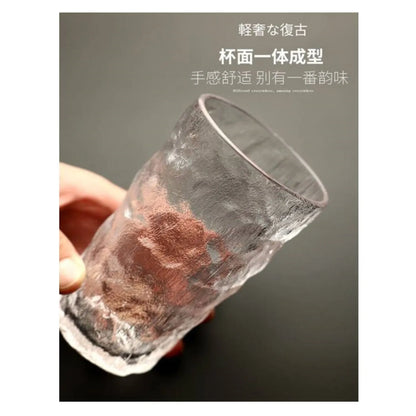 Set x 6 Vasos de Vidrio Estilo Nórdico Glacial Trago Licores y Bebidas
