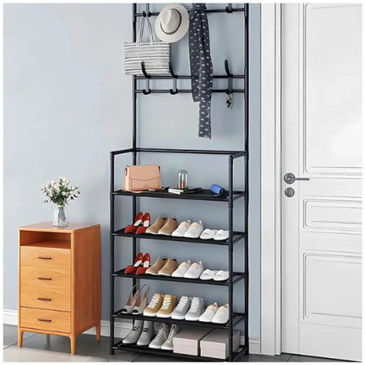 Estante Organizador Zapatera Multiusos 5 Niveles Negro
