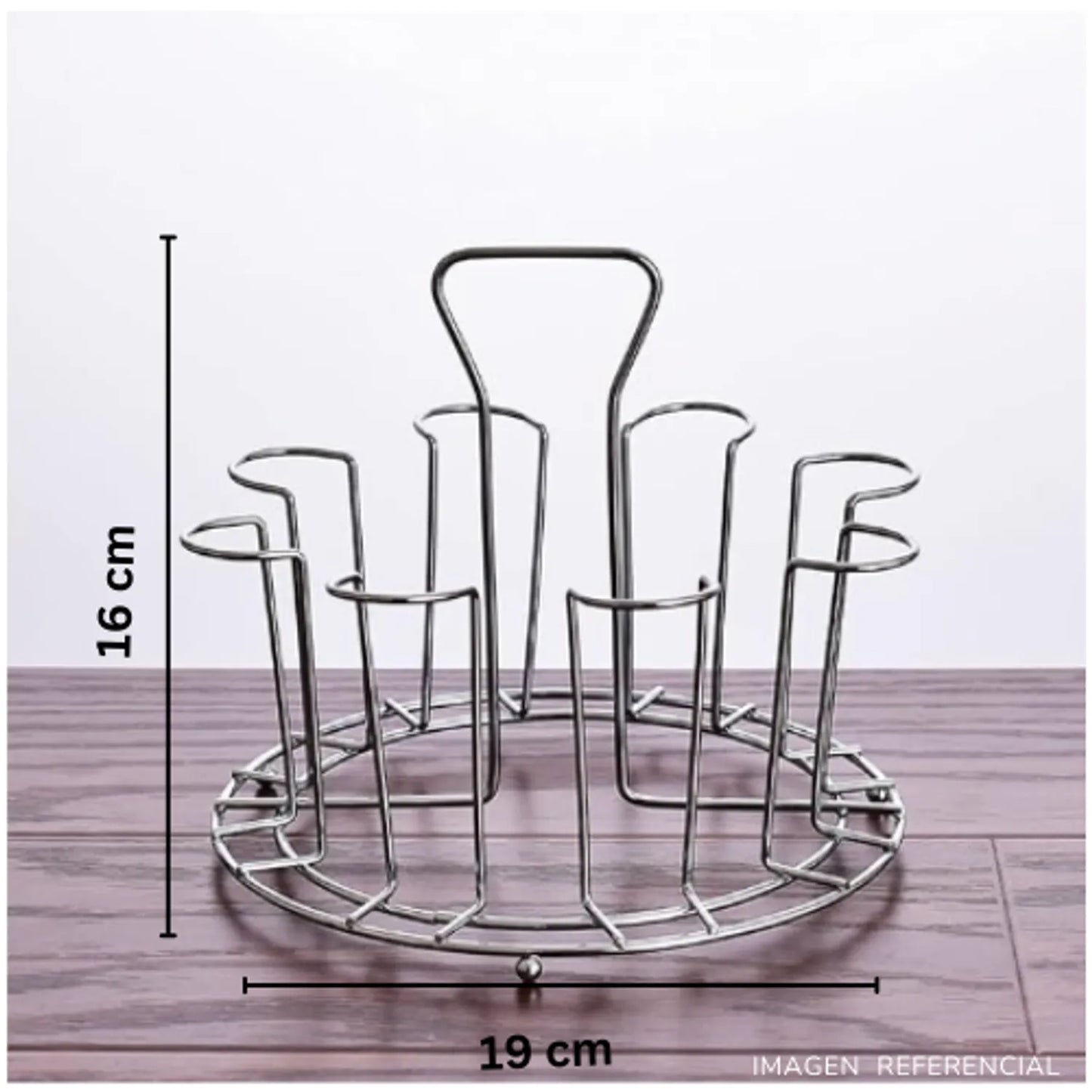 Soporte Escurridor de Vasos Metálico