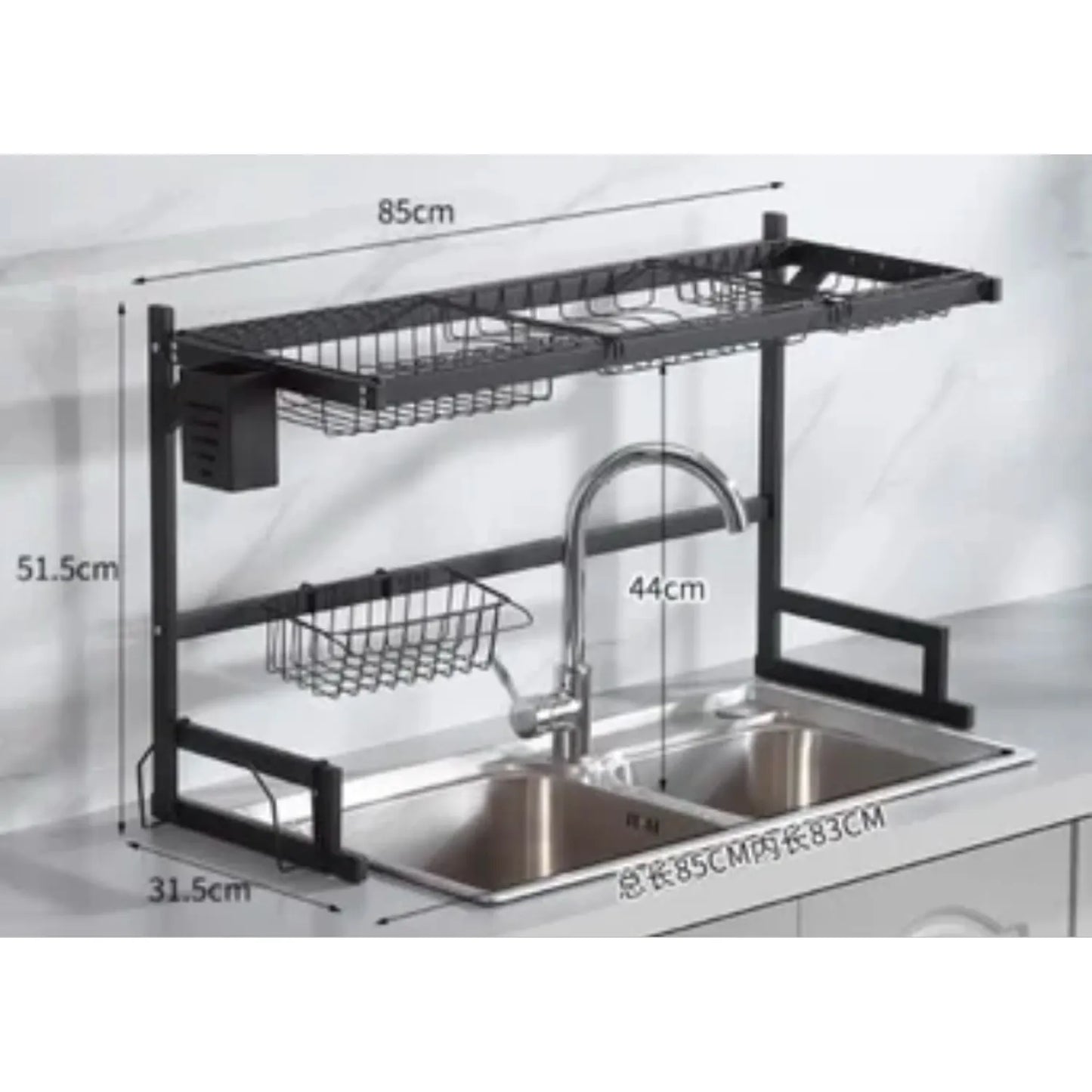 Escurridor Organizador de Platos de Cocina 85 cm
