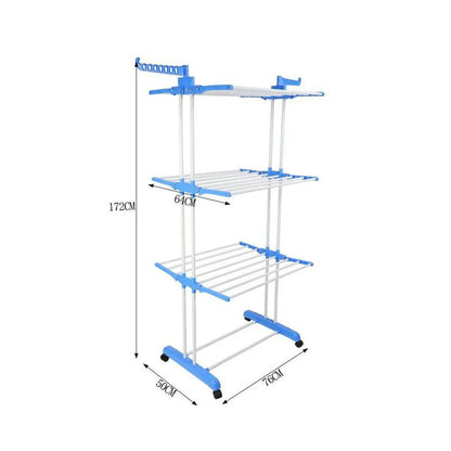 Colgador de Ropa Tendedero Organizador Plegable 4 Niveles