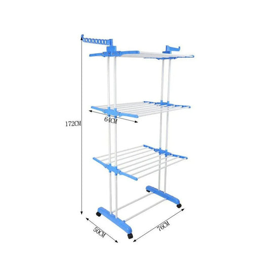 Colgador de Ropa Tendedero Organizador Plegable 4 Niveles
