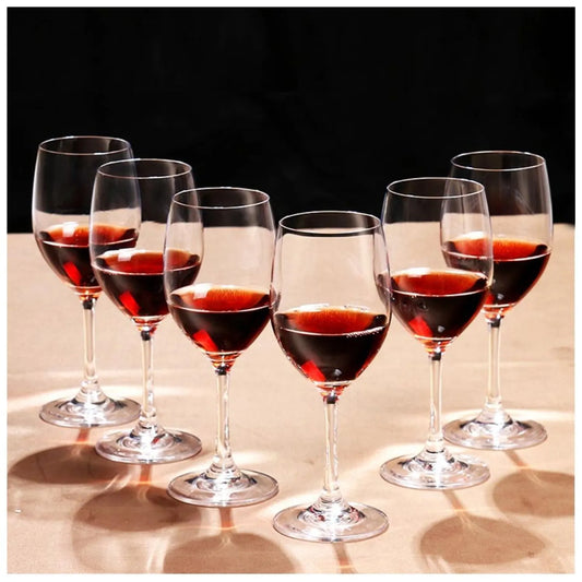 Set x6 copas de vino elegante