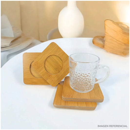 Porta Vasos Posa vasos Set x6 Hun