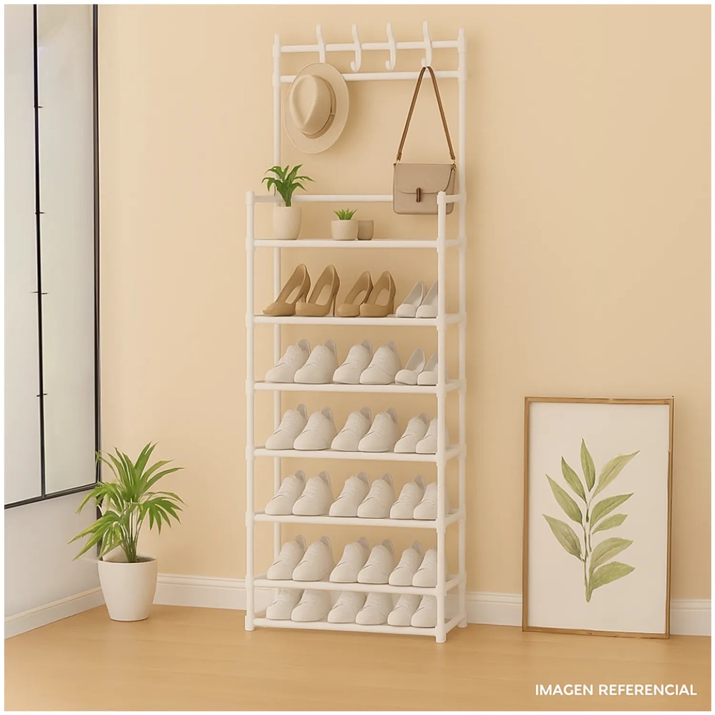 Estante Organizador Zapatera Multiusos 7 Niveles