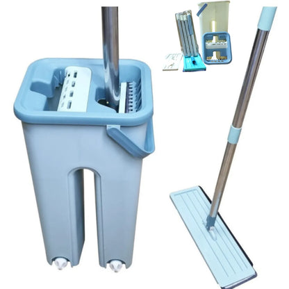 Trapeador Mopa Plana con Balde escurridor