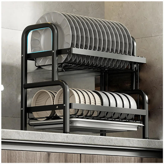 Escurridor Organizador Rack de 2 Niveles