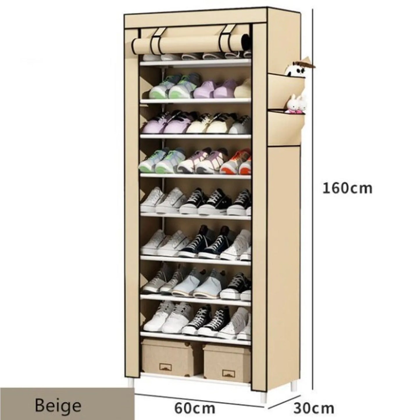 Zapatera organizador de 9 niveles Color Aleatorio