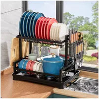 Escurridor Organizador Rack de 2 Niveles